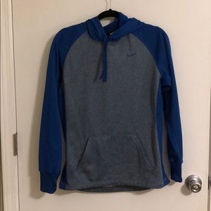 nike blue and gray sweatshirt
